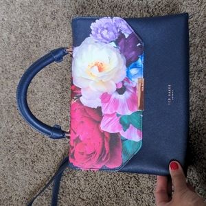 Ted Baker Non-Leather Floral Top Handle Bag
